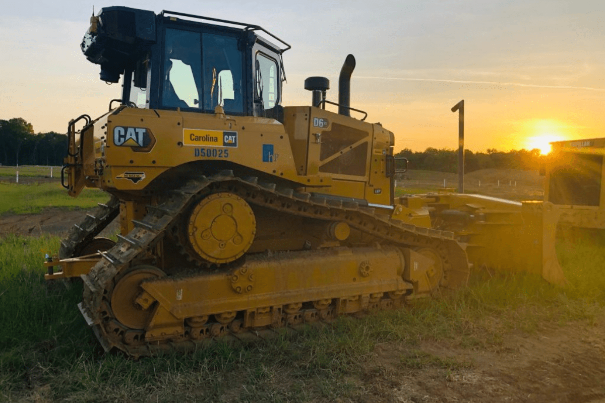 Horsepower Site Services Equipment at Sunrise in Charlotte NC